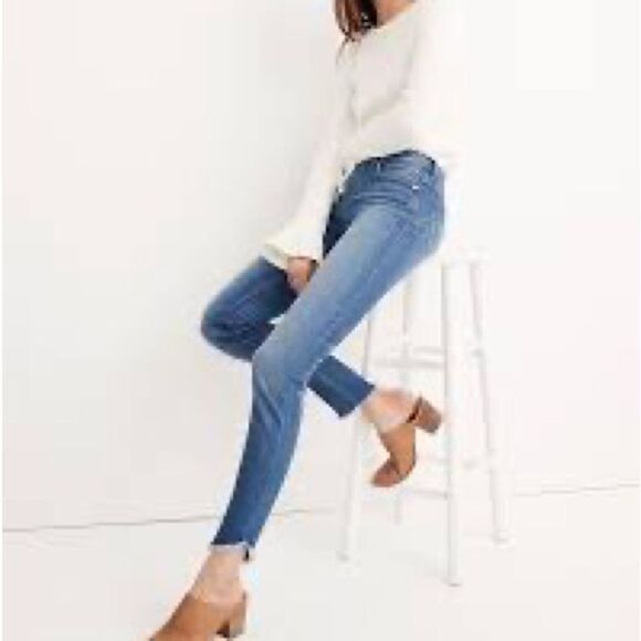 Madewell 10" High-Rise Skinny Jeans: Tulip-Hem Edition - Picture 1 of 11